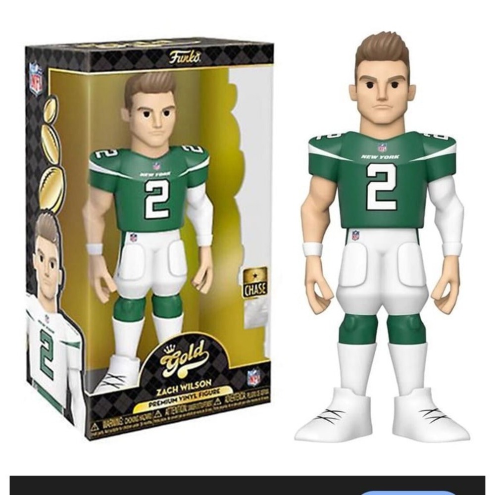 Funko Gold 12-inch Premium Vinyl Figure of Zach Wilson New York Jets